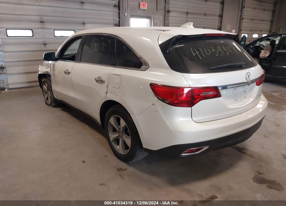 2014 ACURA MDX VIN: 5FRYD4H29EB017326