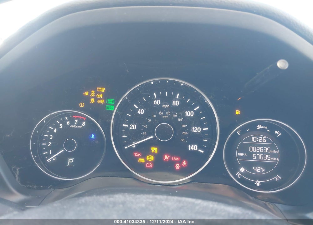 2017 HONDA HR-V EX VIN: 3CZRU5H55HM707669