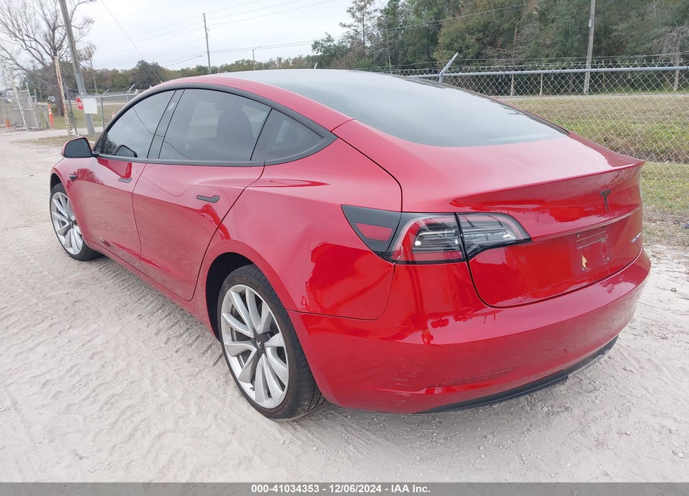2018 TESLA MODEL 3 LONG RANGE/PERFORMANCE VIN: 5YJ3E1EB6JF117356