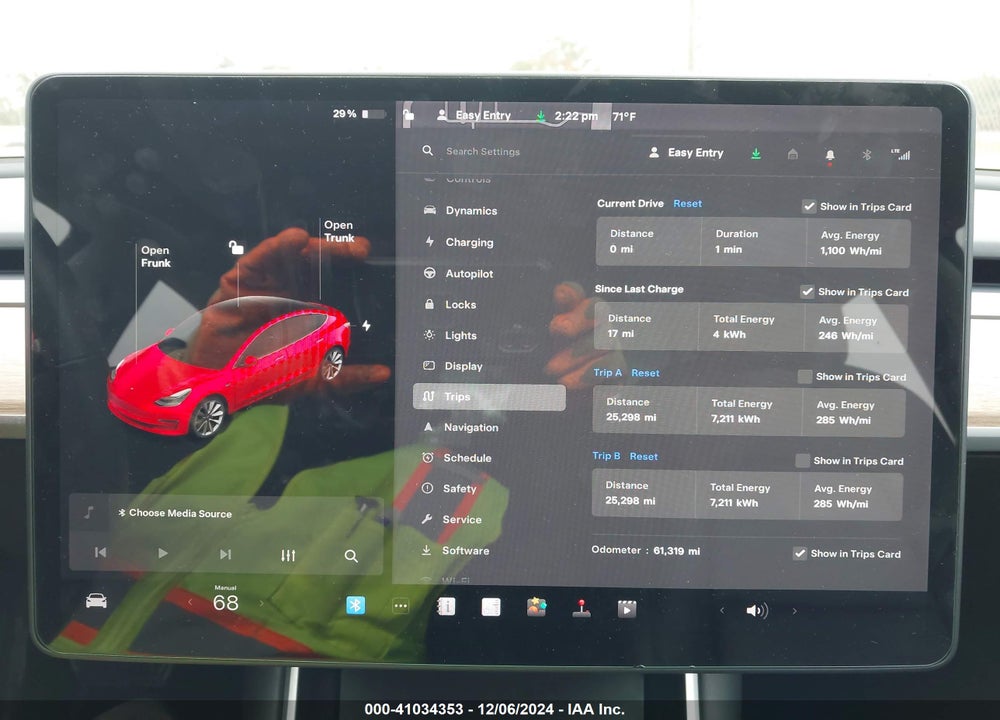 2018 TESLA MODEL 3 LONG RANGE/PERFORMANCE VIN: 5YJ3E1EB6JF117356