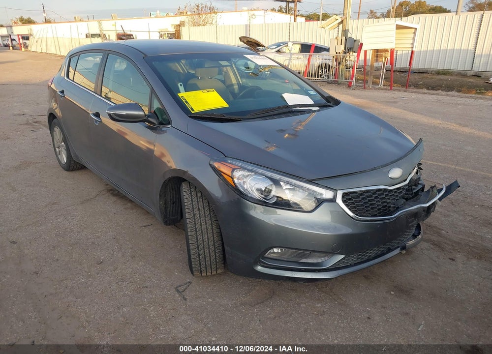 2014 KIA FORTE EX VIN: KNAFX5A85E5247092