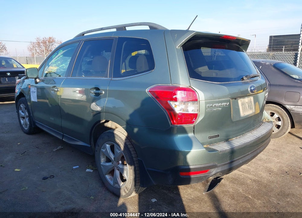 2014 SUBARU FORESTER 2.5I LIMITED VIN: JF2SJAHC4EH506726