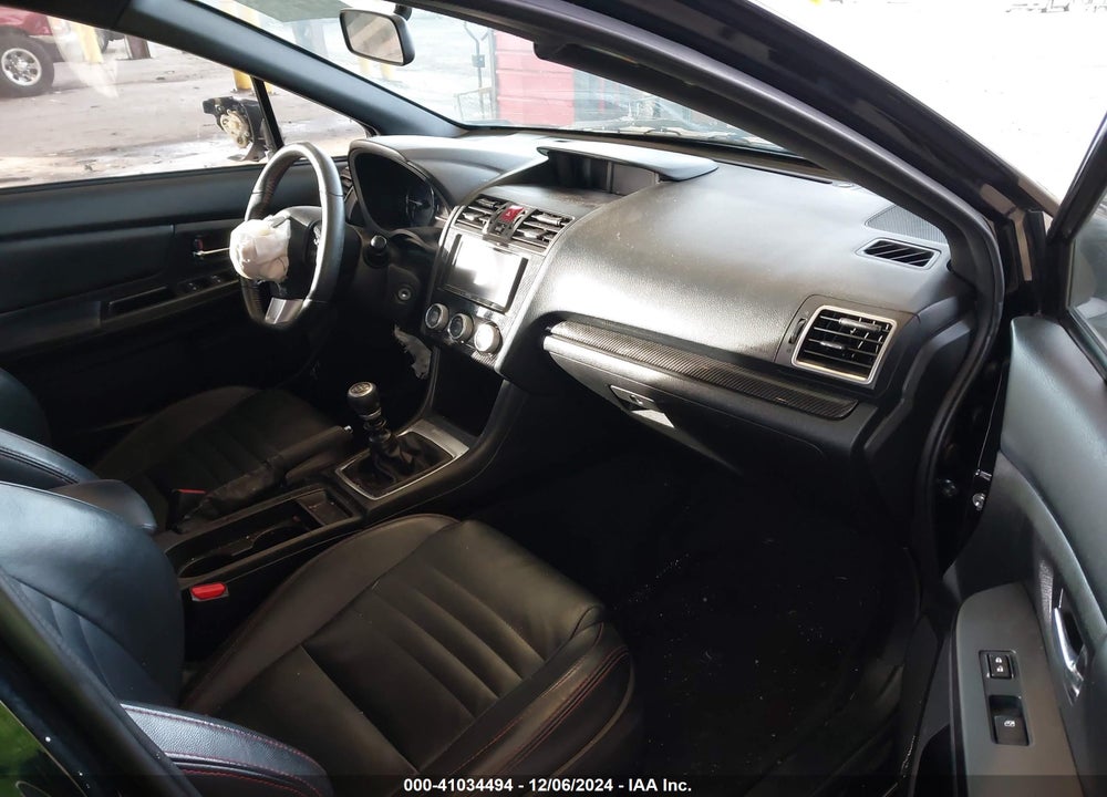 2015 SUBARU WRX PREMIUM VIN: JF1VA1D69F9812320
