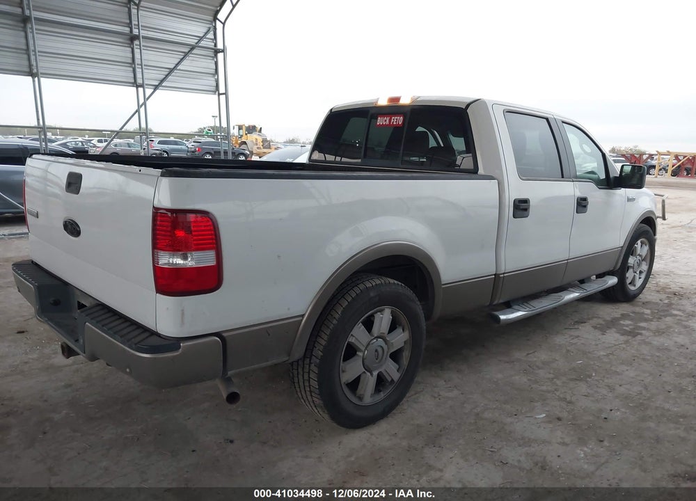 2006 FORD F150 SUPERCREW VIN: 1FTPW12V36KC46761