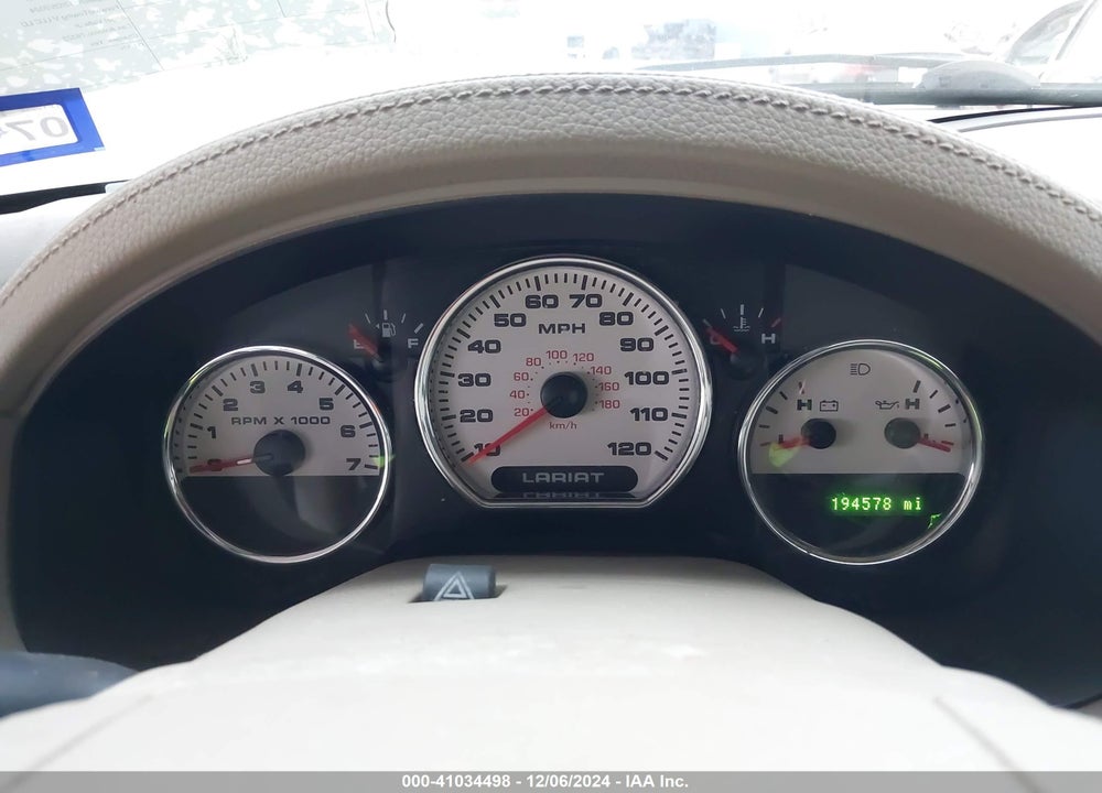 2006 FORD F150 SUPERCREW VIN: 1FTPW12V36KC46761