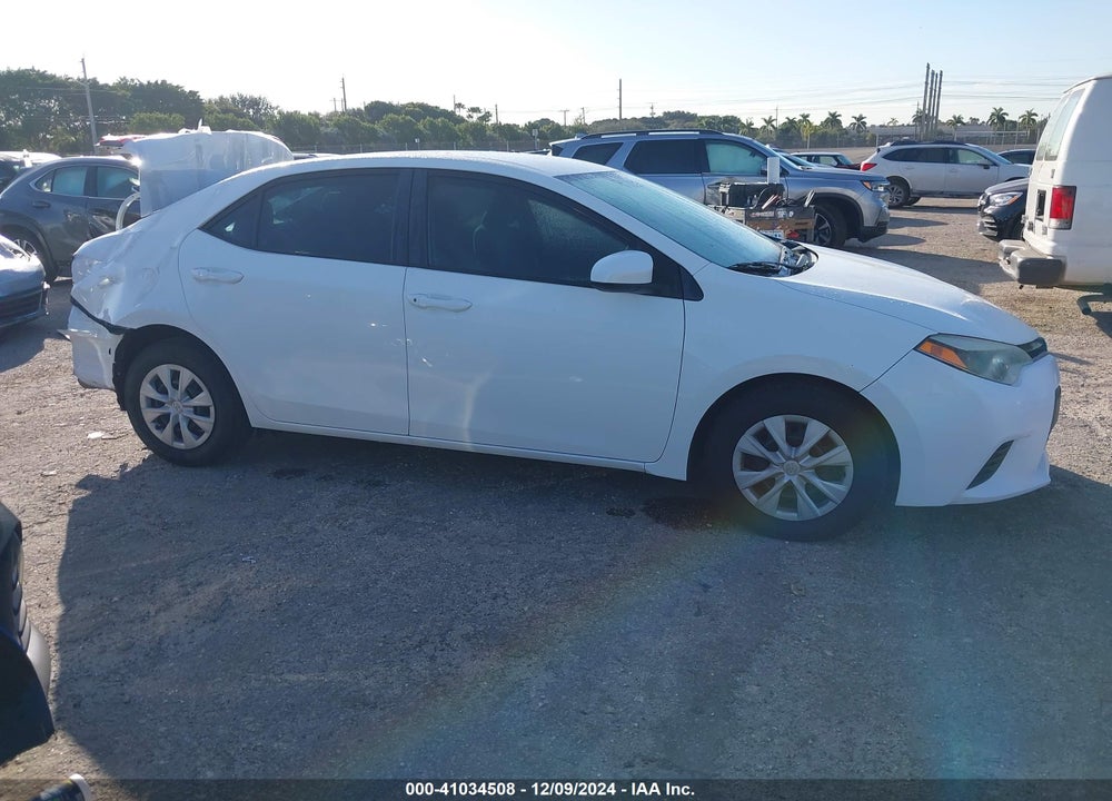 2014 TOYOTA COROLLA L VIN: 2T1BURHE9EC222924