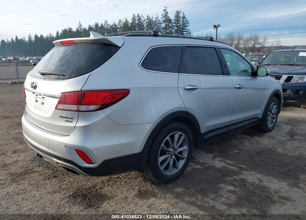 2017 HYUNDAI SANTA FE LIMITED VIN: KM8SNDHF2HU195030