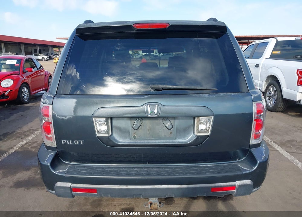 2006 HONDA PILOT EX VIN: 5FNYF28486B036484