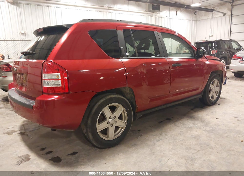 2008 JEEP COMPASS SPORT VIN: 1J8FT47W48D537485