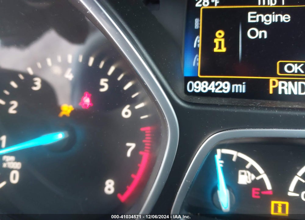 2017 FORD ESCAPE S VIN: 1FMCU0F70HUC01354