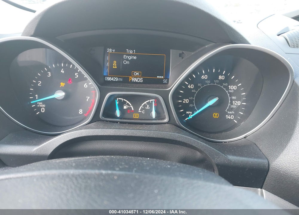 2017 FORD ESCAPE S VIN: 1FMCU0F70HUC01354