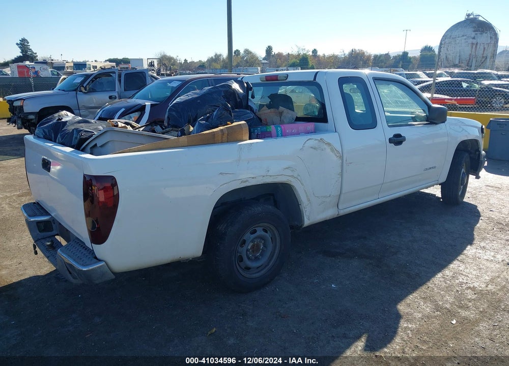 2004 CHEVROLET COLORADO VIN: 1GCCS198448185196