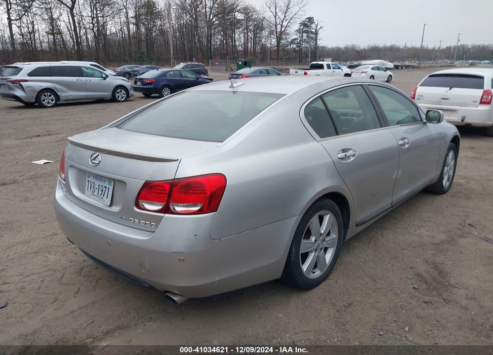 2007 LEXUS GS 350 VIN: JTHCE96S070009902