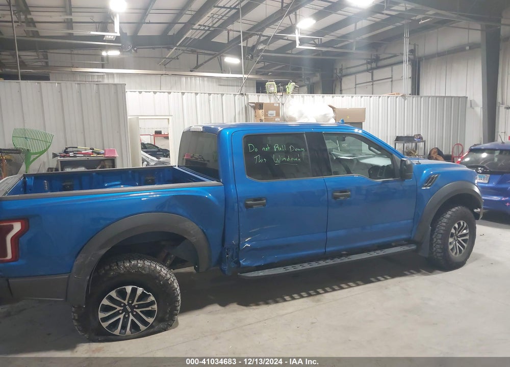 2019 FORD F-150 RAPTOR VIN: 1FTFW1RG7KFA79083
