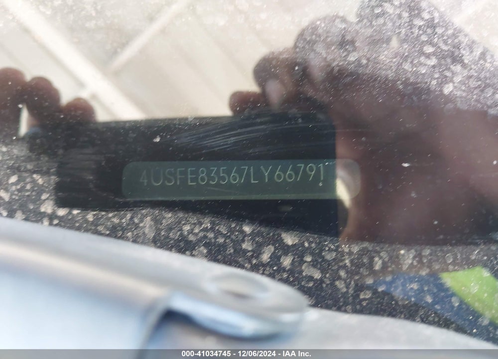 2007 BMW X5 4.8I VIN: 4USFE83567LY66791