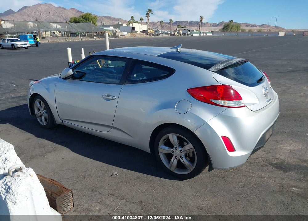 2012 HYUNDAI VELOSTER BASE W/GRAY VIN: KMHTC6AD9CU079718