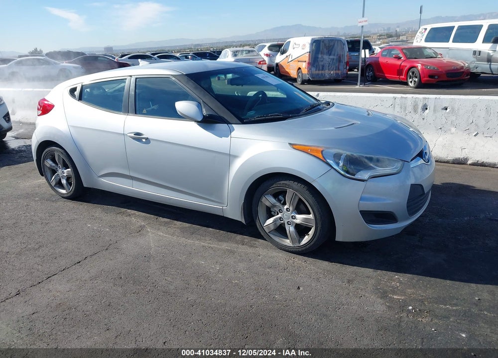 2012 HYUNDAI VELOSTER BASE W/GRAY VIN: KMHTC6AD9CU079718