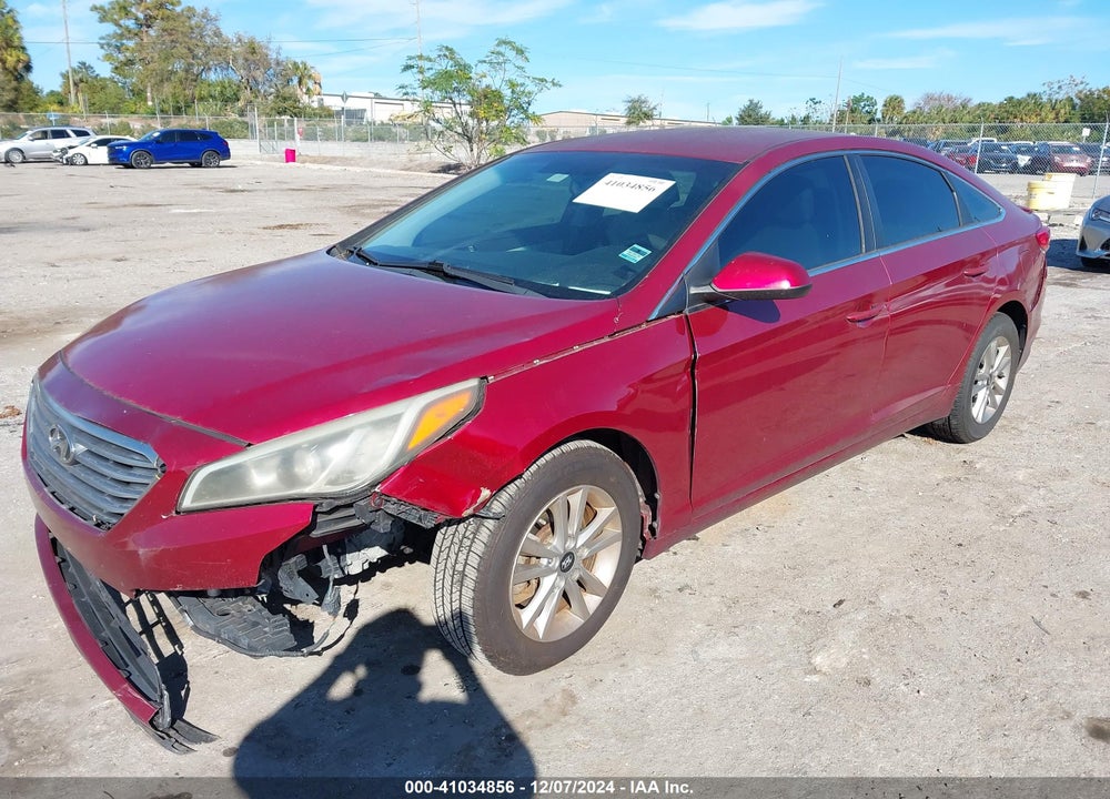 2016 HYUNDAI SONATA SE VIN: 5NPE24AF1GH363611
