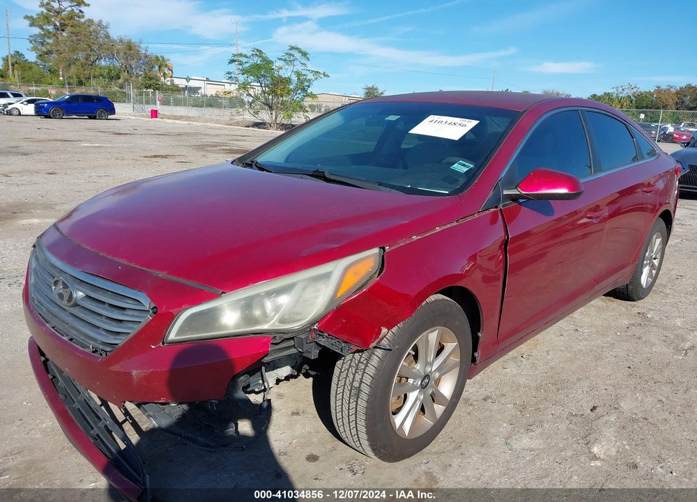 2016 HYUNDAI SONATA SE VIN: 5NPE24AF1GH363611