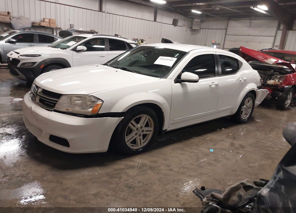 2012 DODGE AVENGER SXT VIN: 1C3CDZCB6CN156266