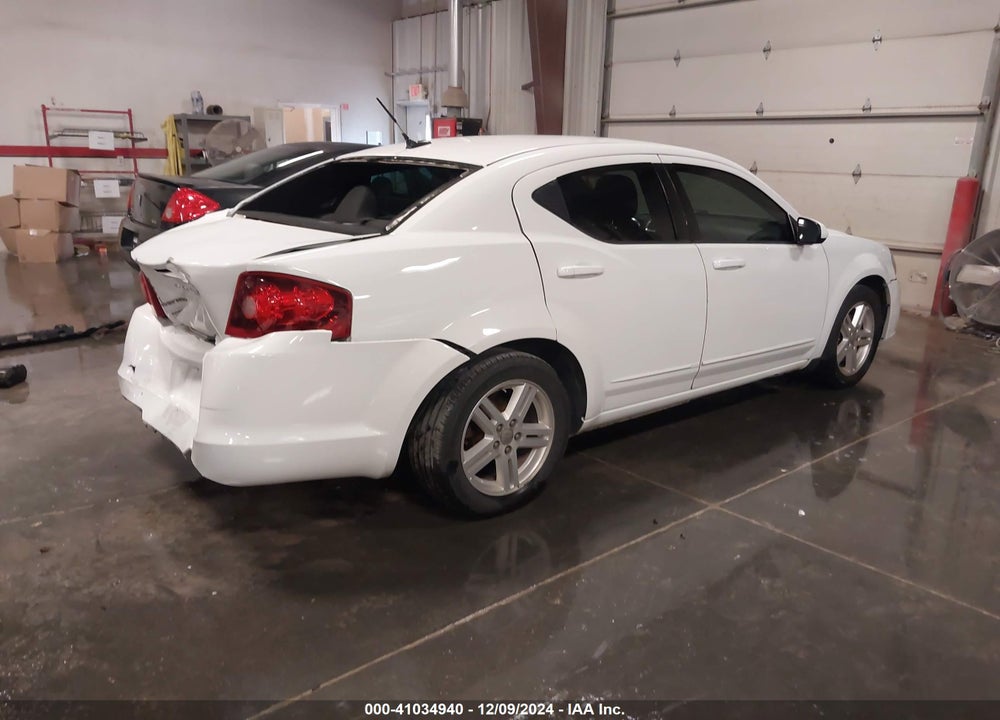 2012 DODGE AVENGER SXT VIN: 1C3CDZCB6CN156266
