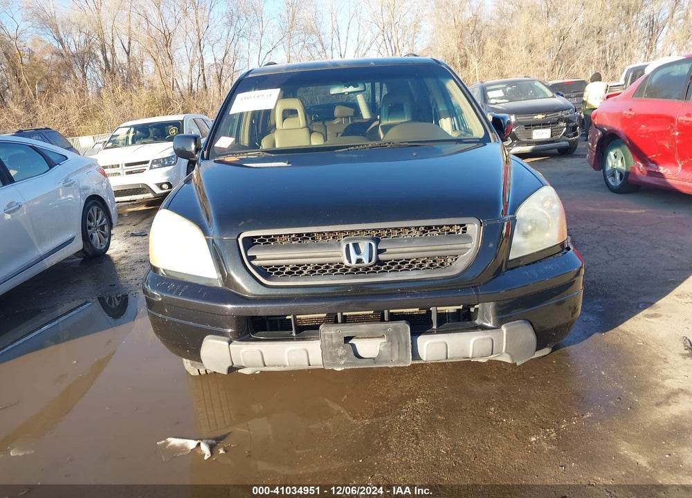 2004 HONDA PILOT EX-L VIN: 2HKYF18604H578009