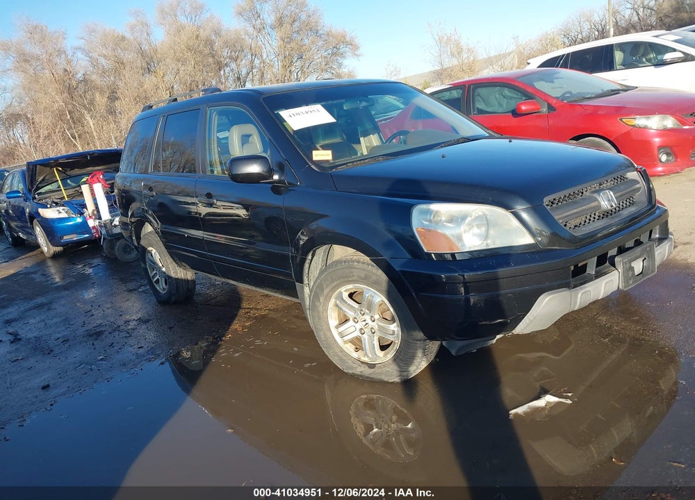 2004 HONDA PILOT EX-L VIN: 2HKYF18604H578009
