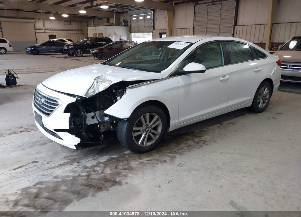 2016 HYUNDAI SONATA SE VIN: 5NPE24AFXGH293008