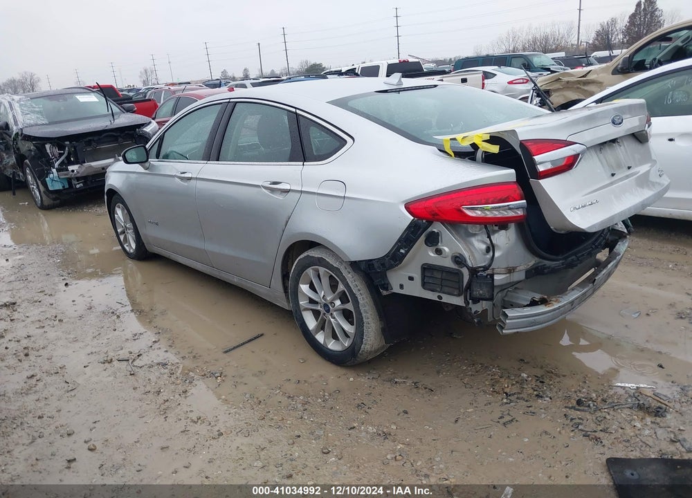 2019 FORD FUSION HYBRID SEL VIN: 3FA6P0MU1KR256109