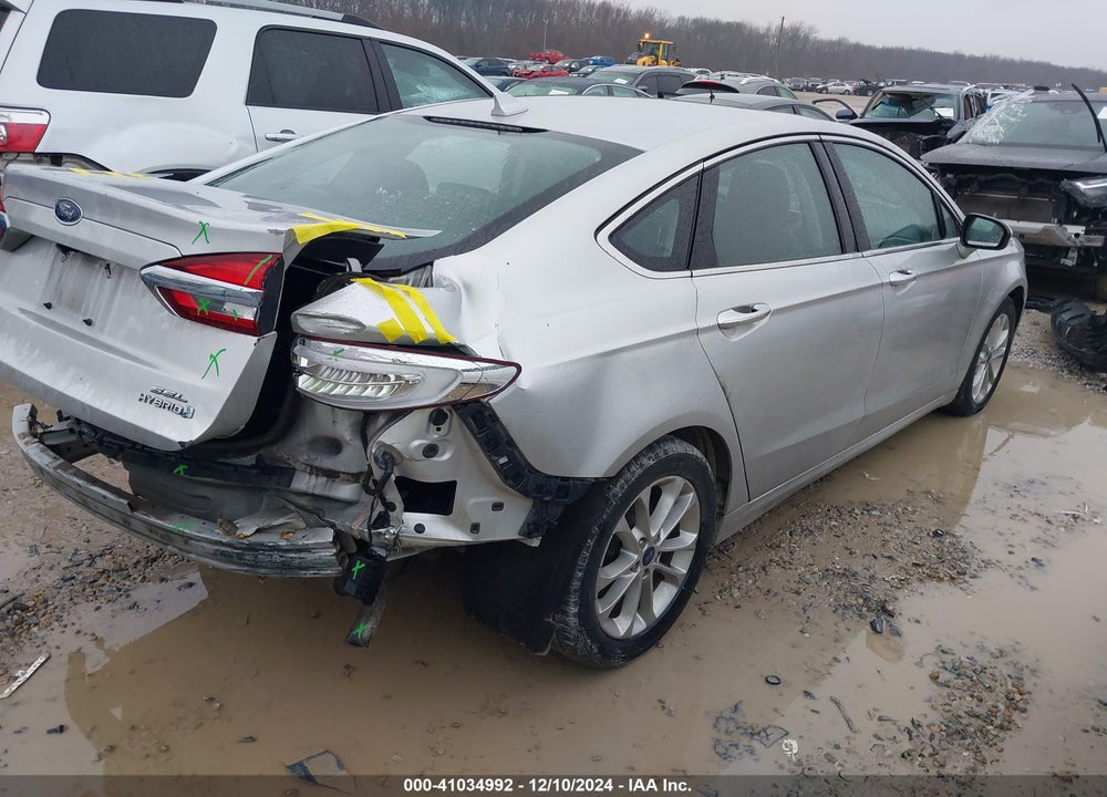 2019 FORD FUSION HYBRID SEL VIN: 3FA6P0MU1KR256109