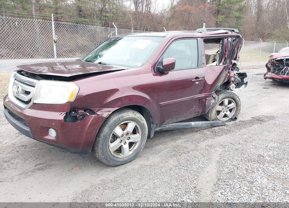 2011 HONDA PILOT EX-L VIN: 5FNYF4H55BB087780