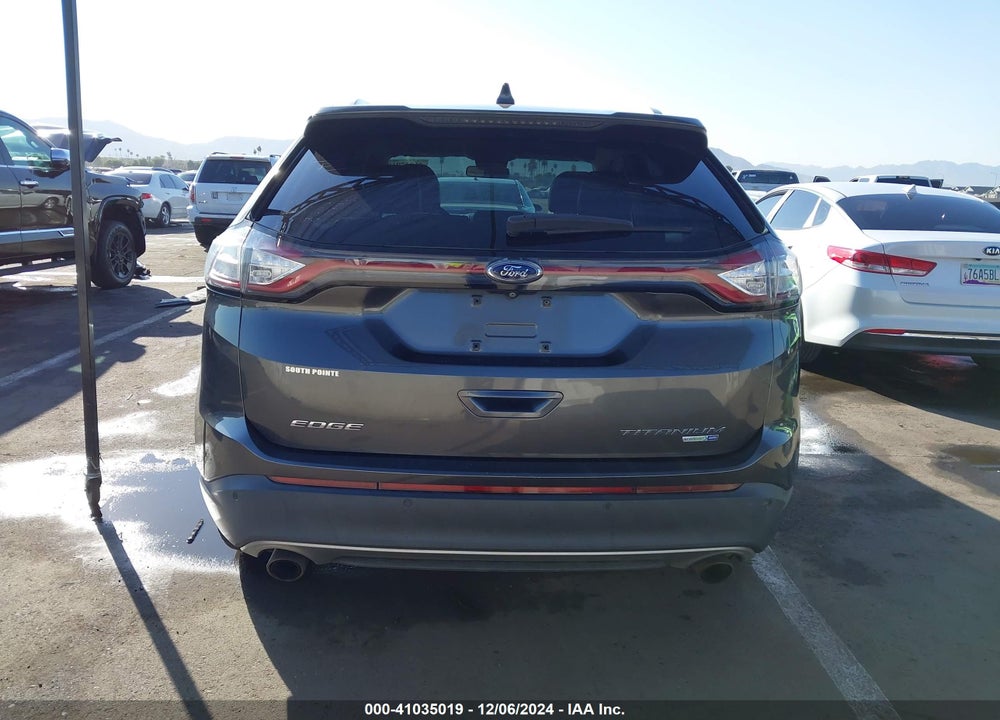 2015 FORD EDGE TITANIUM VIN: 2FMTK4K90FBB22791