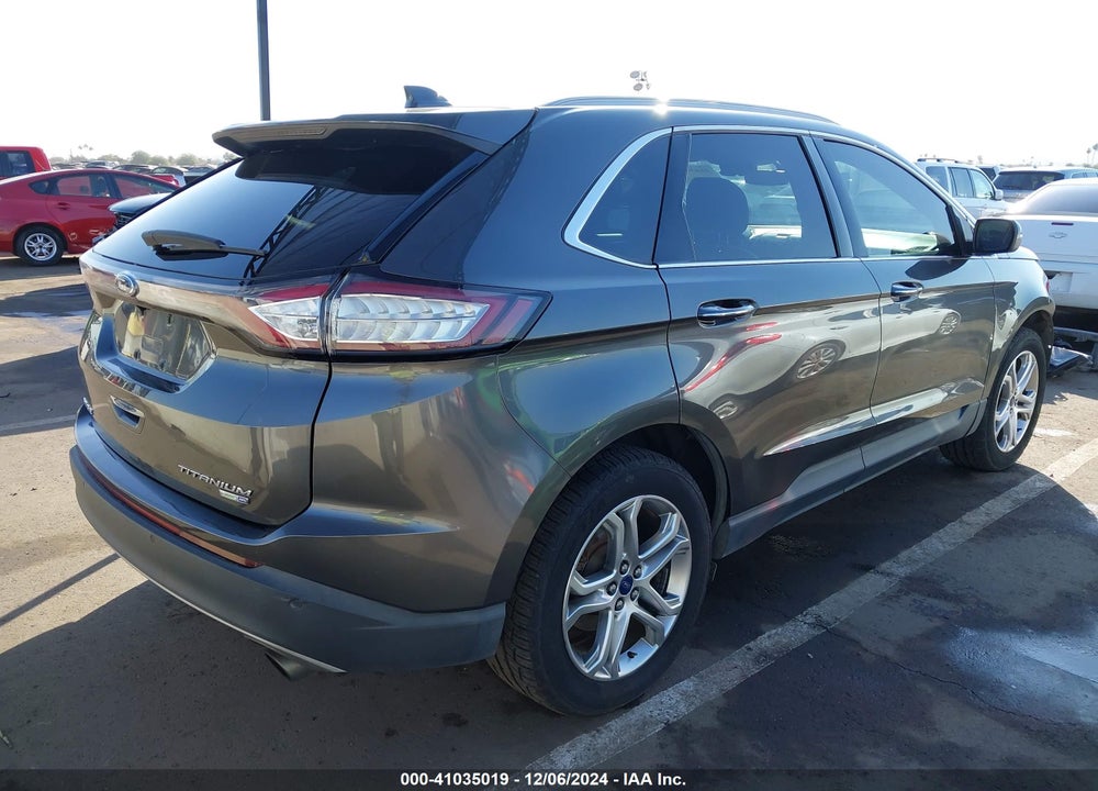 2015 FORD EDGE TITANIUM VIN: 2FMTK4K90FBB22791