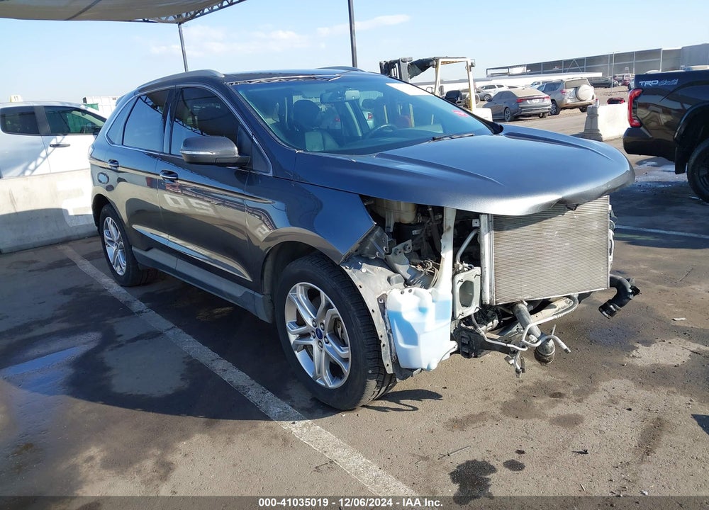 2015 FORD EDGE TITANIUM VIN: 2FMTK4K90FBB22791