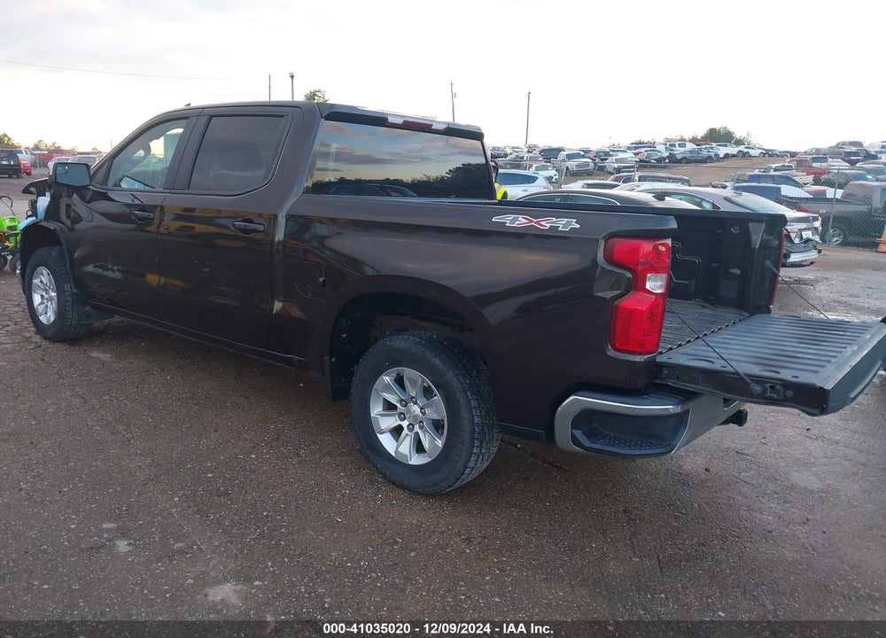 2020 CHEVROLET SILVERADO 1500 4WD SHORT BED LT VIN: 3GCUYDED2LG287208