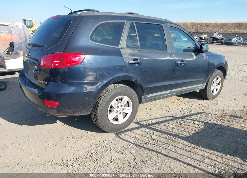 2009 HYUNDAI SANTA FE GLS VIN: 5NMSG13D19H254080