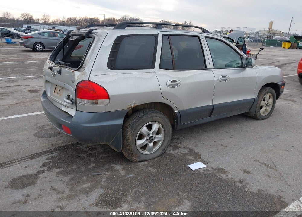 2005 HYUNDAI SANTA FE GLS/LX VIN: KM8SC13E95U861119
