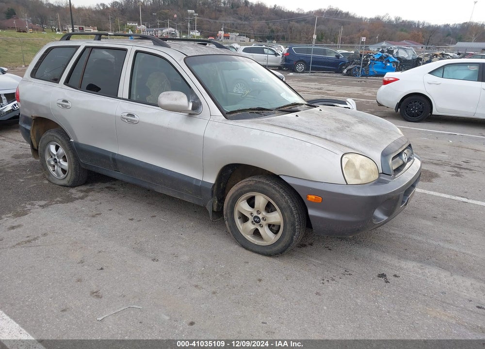 2005 HYUNDAI SANTA FE GLS/LX VIN: KM8SC13E95U861119