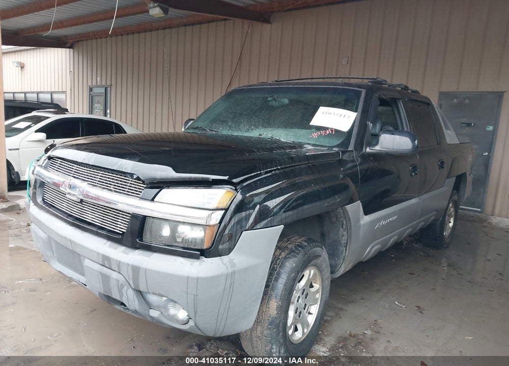 2002 CHEVROLET AVALANCHE 1500 VIN: 3GNEK13T02G127851