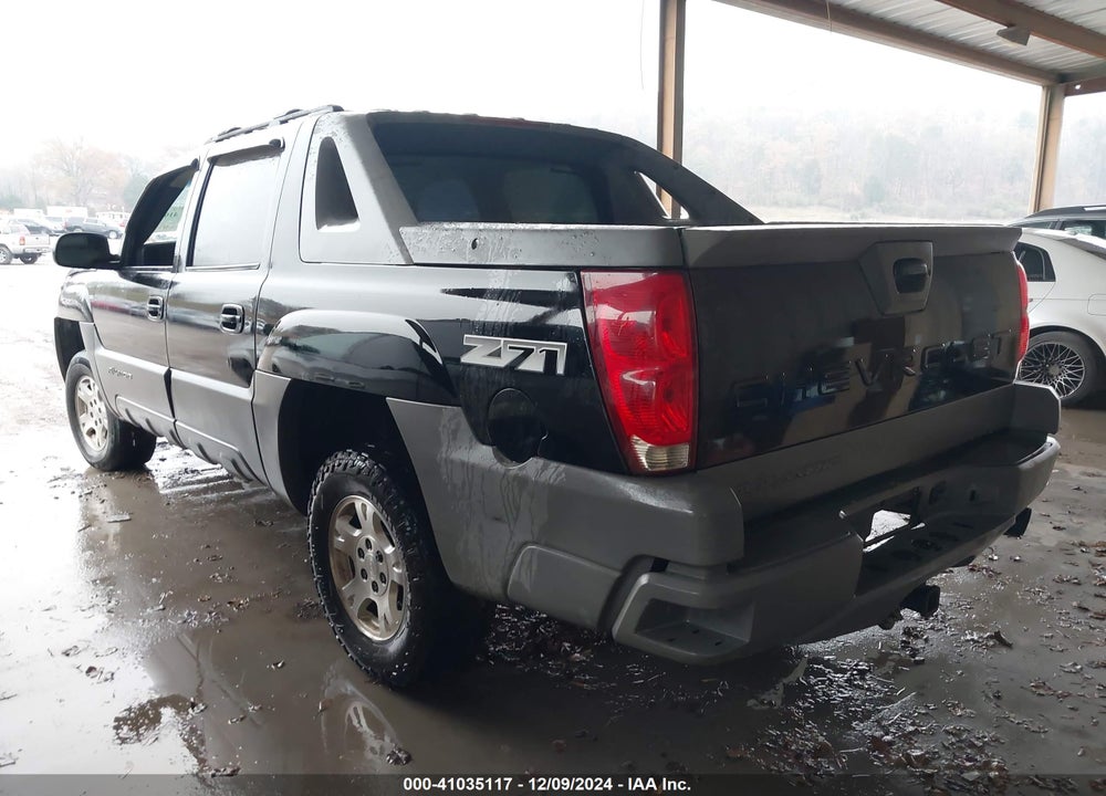 2002 CHEVROLET AVALANCHE 1500 VIN: 3GNEK13T02G127851