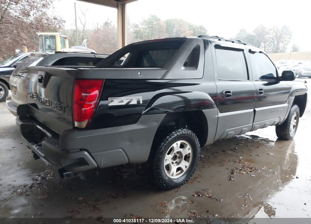 2002 CHEVROLET AVALANCHE 1500 VIN: 3GNEK13T02G127851