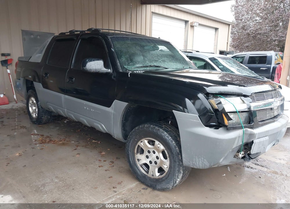 2002 CHEVROLET AVALANCHE 1500 VIN: 3GNEK13T02G127851