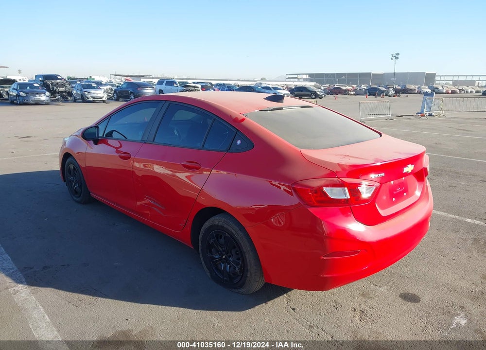 2016 CHEVROLET CRUZE LS MANUAL VIN: 1G1BB5SM0G7273353