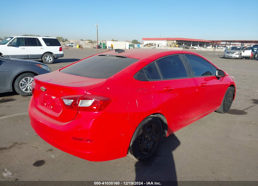 2016 CHEVROLET CRUZE LS MANUAL VIN: 1G1BB5SM0G7273353