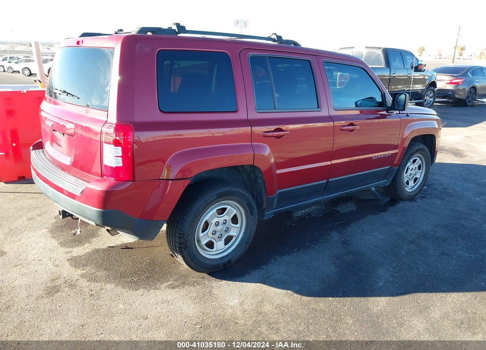 2014 JEEP PATRIOT SPORT VIN: 1C4NJPBBXED606805