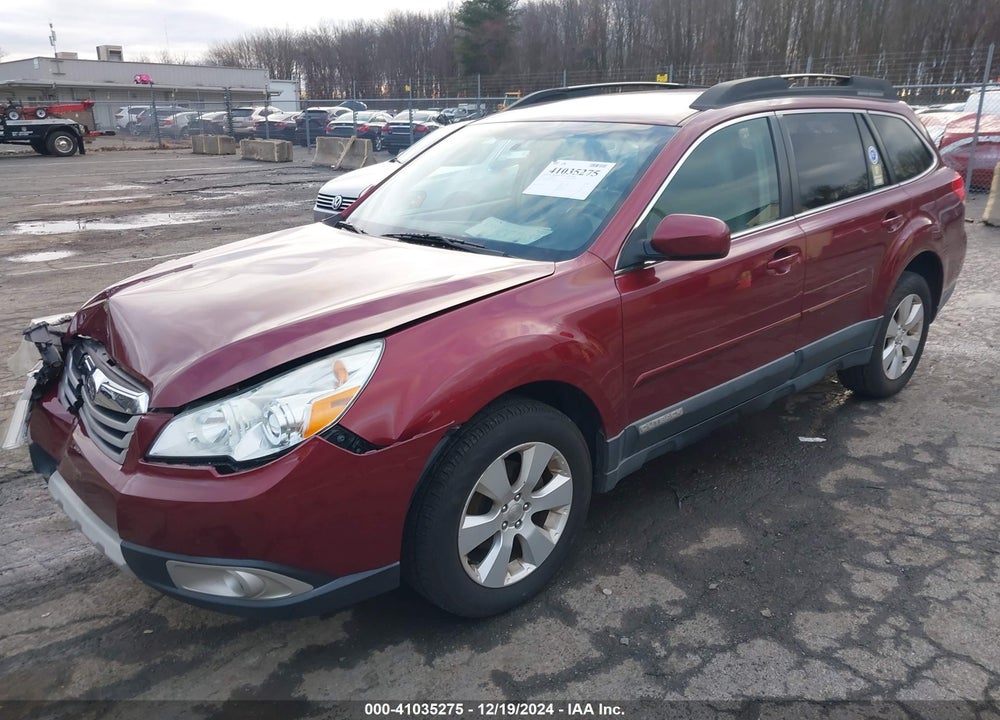 2011 SUBARU OUTBACK 2.5I LIMITED VIN: 4S4BRBJC1B3397492