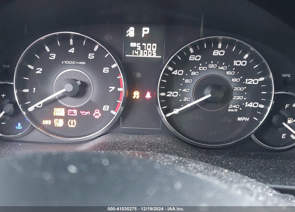 2011 SUBARU OUTBACK 2.5I LIMITED VIN: 4S4BRBJC1B3397492