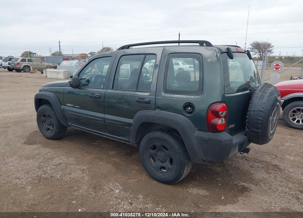 2003 JEEP LIBERTY SPORT VIN: 1J4GK48K93W512972