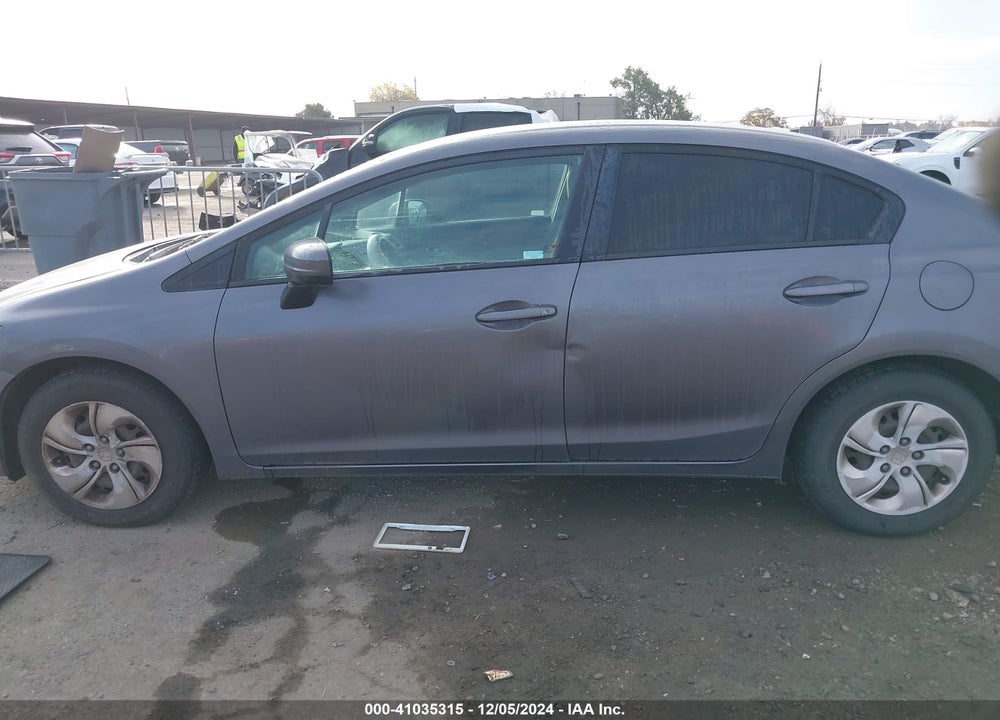 2014 HONDA CIVIC LX VIN: 19XFB2F59EE268840