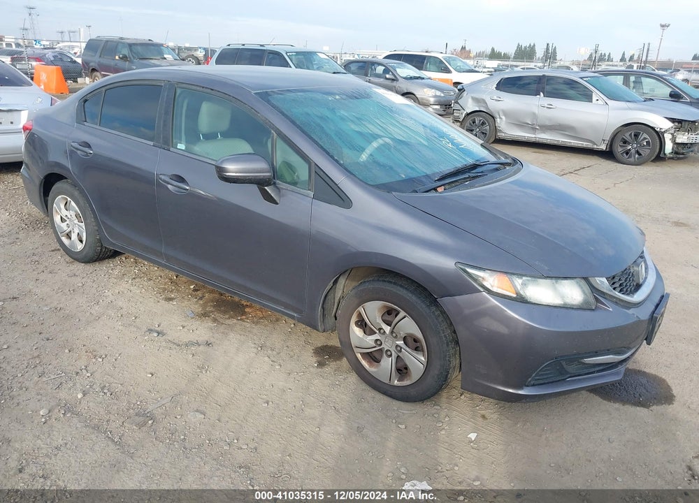 2014 HONDA CIVIC LX VIN: 19XFB2F59EE268840